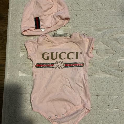 toddler gucci hat|Gucci onesie newborn.